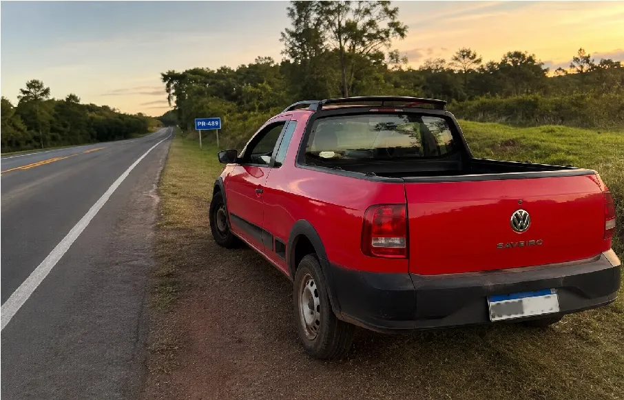 VW/Saveiro recuperada, avaliada em aproximadamente R$ 62 mil; - Foto: Divulgação