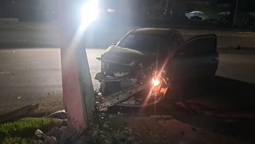 A ocorrência foi registrada pela Polícia Militar para as providências cabíveis.
