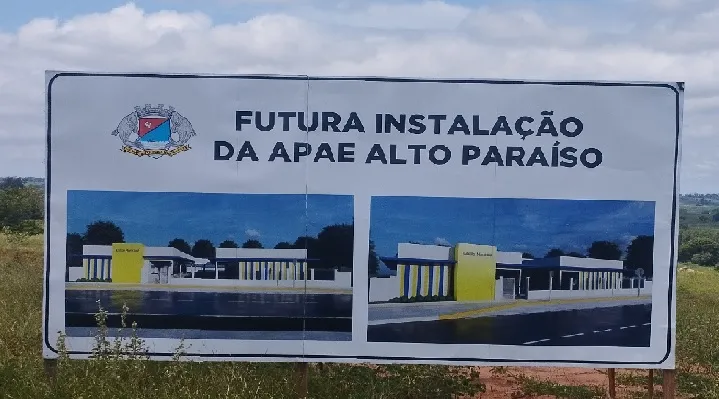 SÓ FAXADA: FUTURA INSTALAÇÃO DA APAE DE ALTO PARAÍSO, PR.