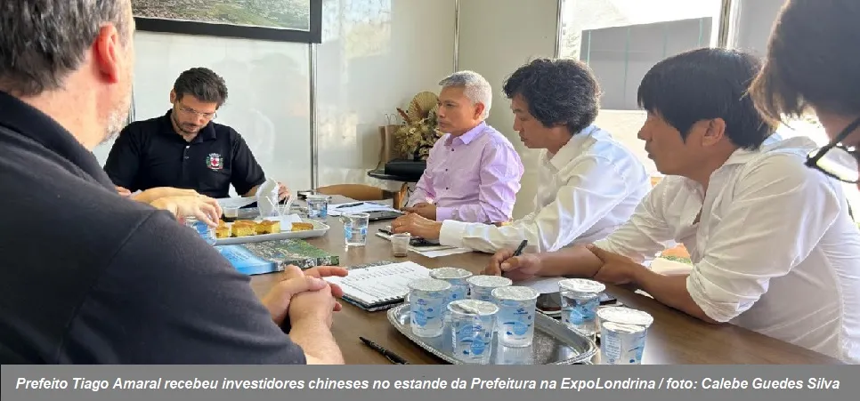 Prefeito Tiago Amaral e Codel têm agendas diárias no espaço oficial instalado no Parque de Eventos do Ney Braga