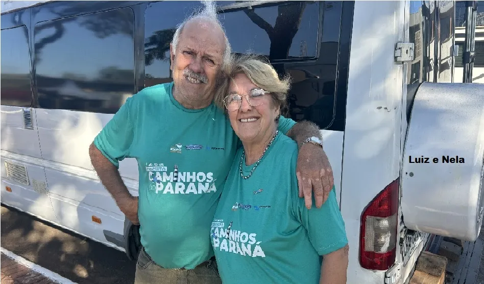 Luiz Carvajo e Nela, 55 anos de casados, 40 anos pelas estradas