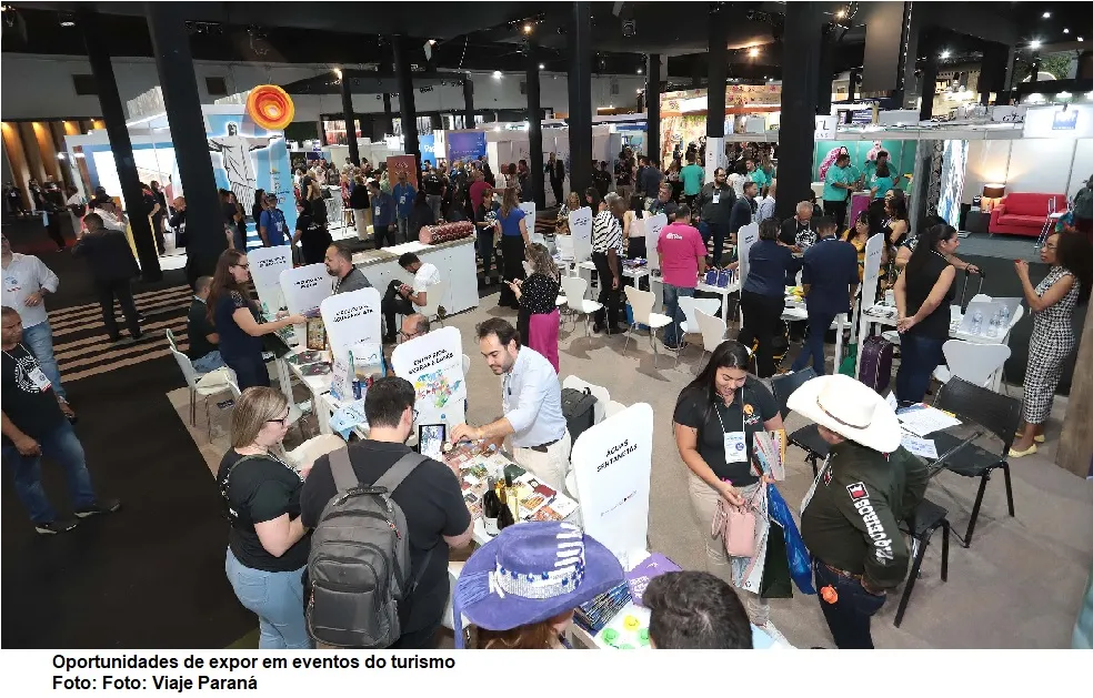 Oportunidades de expor em eventos do turismo Foto: Foto: Viaje Paraná