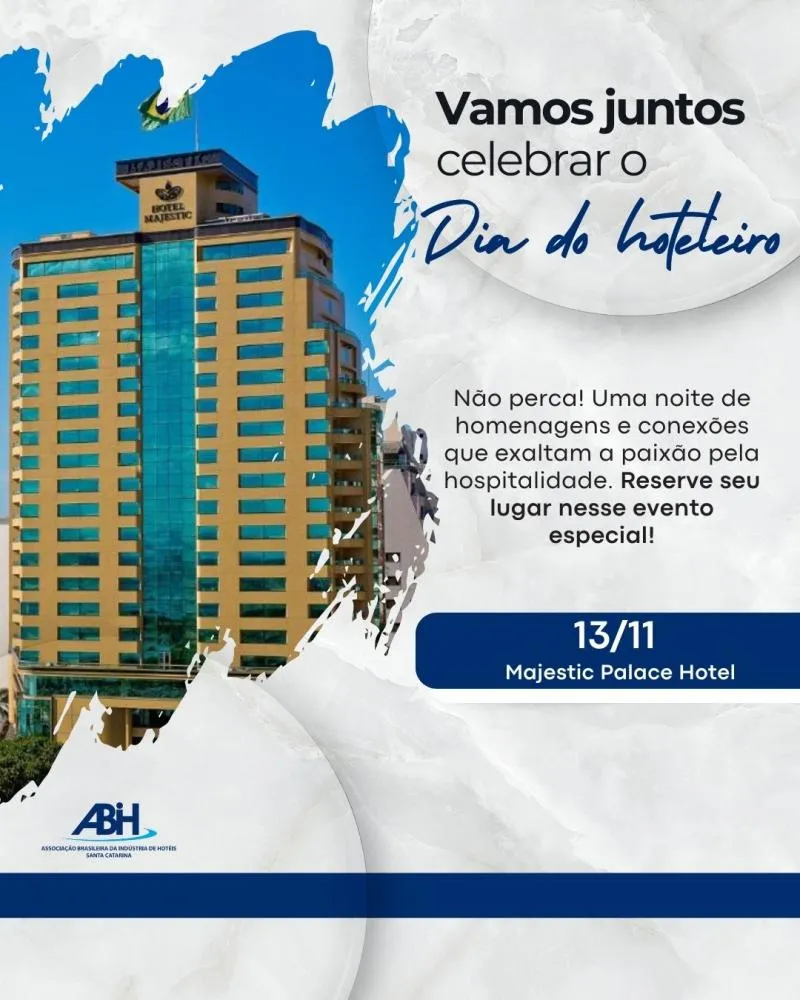 Dia do Hoteleiro 2025: celebração, networking e 60 anos de ABIH-SC