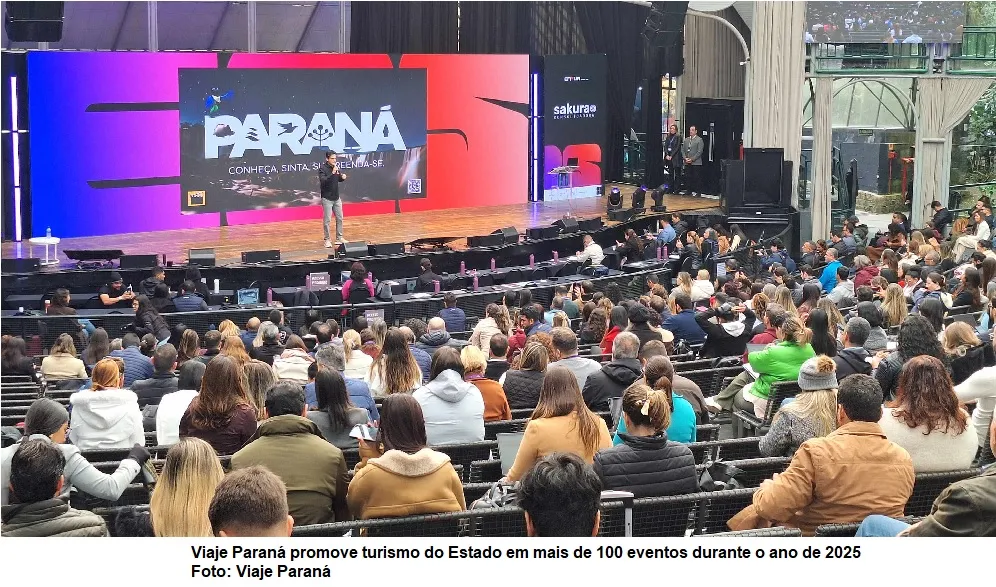 Viaje Paraná promove turismo do Estado em mais de 100 eventos durante o ano de 2025 Foto: Viaje Paraná