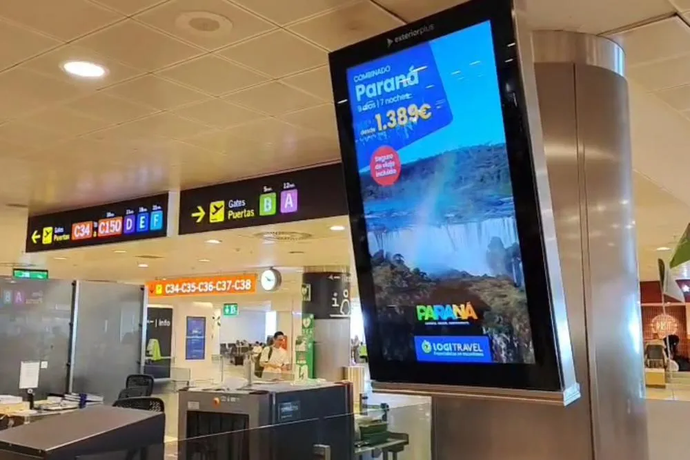 Pacote turístico ao Paraná é destaque em aeroportos e lojas da Espanha Foto: Viaje Paraná