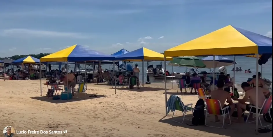 Visitantes do Paraguai, Argentina e até de países europeus têm buscado os balneários às margens do Rio Paraná para descanso, lazer e experiências naturais - Foto/Crédito: Lúcio Freire.