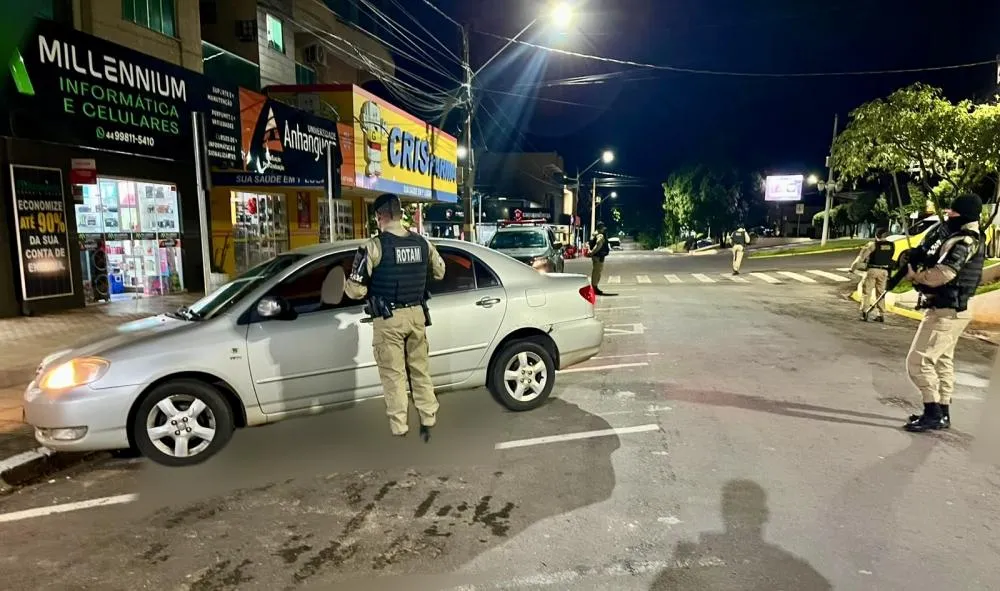 Abordagem preventiva na área central da cidade…