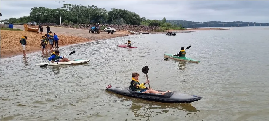 Nas corredeiras do litoral paranaense, dezesseis meninos e meninas escreverão um capítulo inesquecível da história do esporte no município, provando que os grandes sonhos também nascem às margens do Rio Paraná.